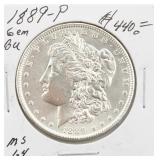 1889-P BU Morgan SIlver Dollar Coin