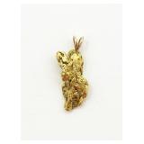Stunning Gold Nugget Pendant Nome, AK 9.9 Grams