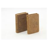 (2) Antique 1800's Pocket Books Sir Walter Scott