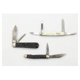 (3) Vintage Folding Pocket Knives