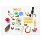 Vintage Children's Toy Trinket Box Contents