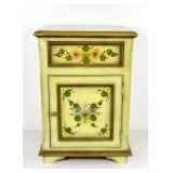 Vintage Hand Painted Folk Art Cabinet