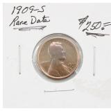 1909-S Rare Date Lincoln Pennie RARE DATE