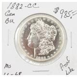 1882-CC Carson City Morgan Silver Dollar BU