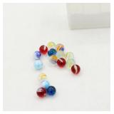 Lot (16) Small Vintage Glass Marble Lot
