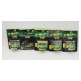 (5) RC 1/64 Die Cast John Deere Racing Cars NIB