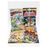 (4) Vintage Comic Books Superman Batman Marvel