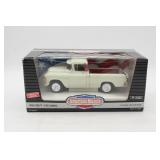 ERTL 1/18 1955 Chevy 3100 Cameo Die Cast Truck