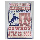 2005 1st Annual Day of the Cowboy Poster