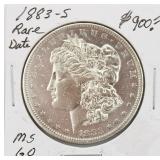 1883-S Morgan Silver Dollar Coin RARE Date