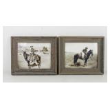 The Framed Old West Cowboy Photographs
