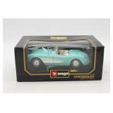 VIntage 1/18 Bburago 1957 Chevrolet Corvette Car