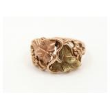 10K Black Hills Yellow & Rose Gold Ring