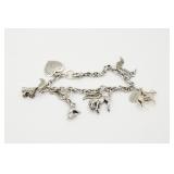 Wyoming YNP Sterling Silver Charm Bracelet
