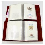 (2) Fleetwood Proof Card Society Full of Stamps