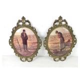 Angelus Jean Francois Ornate Oval Framed Art Print