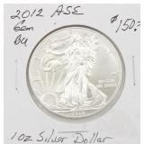 2012 BU American Silver Eagle Dollar 1 OZ Coin
