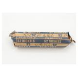 Roll of (40) 5 Cent Buffalo Nickels w/ Dates