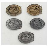(5) 2001 Cheyenne Regulators Belt Buckles