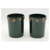 Vintage Frankoma King Ranch Western Pottery Jars