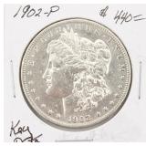 1902-P Morgan Silver Dollar Coin KEY Date