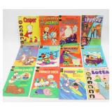 (12) Vintage Cartoon & Animation Comic Books