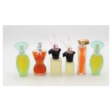 (6) Vintage Perfume Bottles Givenchy, Gaultier Etc