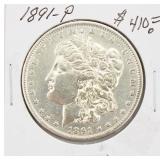 1891-P Morgan Silver Dollar Coin