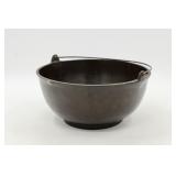 Antique 11' Cast Iron Scotch Bowl w/ Handle