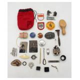 Vintage Antique Trinket Box Contents