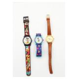 (3) Mickey Mouse Wrist Watches