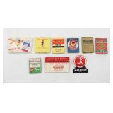 Vintage Advertising Matchbook Lot