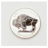 1 OZ .999 Fine Silver Buffalo Round