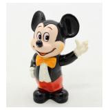 Vintage Walt Disney Mickey Mouse Plastic Coin Bank