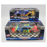 (X2) ERTL 1/18 Metal Die Cast Race Cars NIB