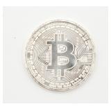 1 OZ .999 Fine Silver BITCOIN Round