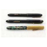 (3) VENUS Autograph Fountain Pens