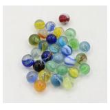 Lot (30) Vintage Marbles