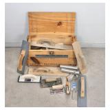 Military Cartridge Box Full of Masonry Tools