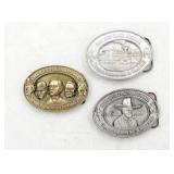 (3) 2001,03 & 06 Cheyenne Regulators Belt Buckles
