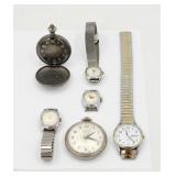 Vintage Pocket & Wrist Watch Lot