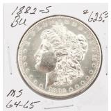 1882-S BU Morgan SIlver Dollar Coin