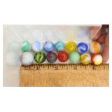 Lot of (14) Vintage Toy Marbles