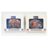 (2) Denver Broncos Siskiyou NFL Belt Buckles NIB