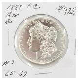 1883-CC Carson City Morgan Silver Dollar BU