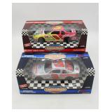 (X2) 1995 NIB ERTL 1/18 Scale Race Cars