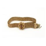 Antique Victorian GF Mesh Bracelet