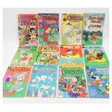 (12) Vintage Cartoon & Animation Comic Books