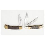 Vintage BUCK 110 & KABAR 1184 Pocket Knives
