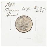 1923 Silver Mercury Dime